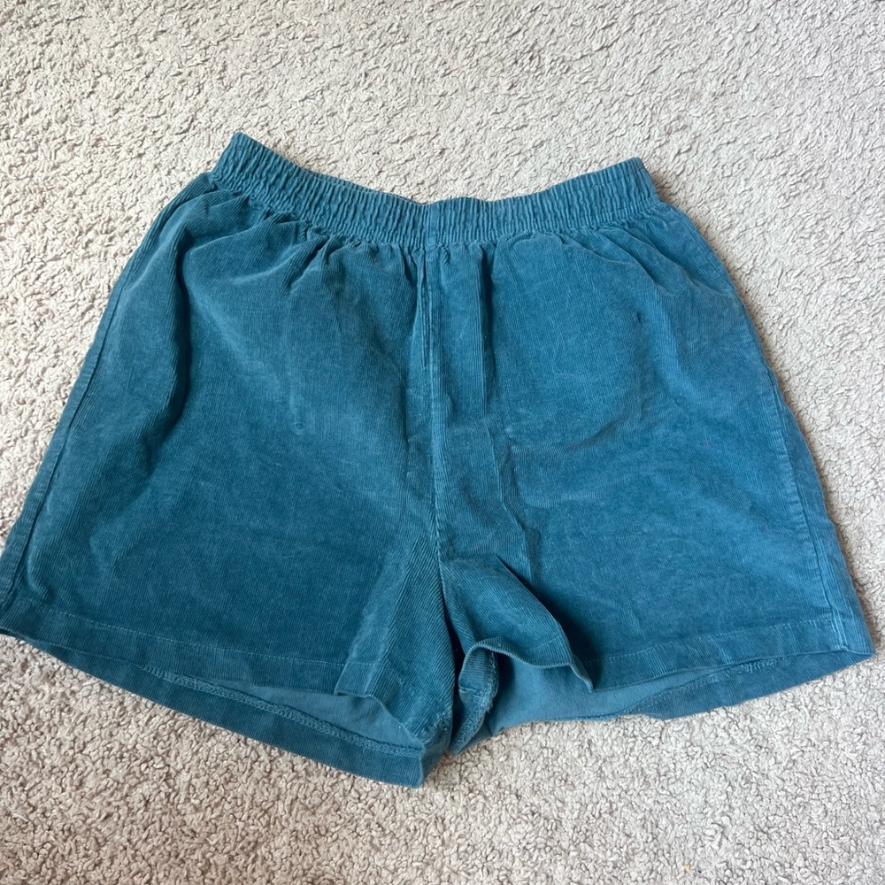 urban outfitters blue corduroy shorts